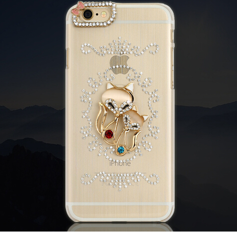 Fox Bling Crystal Case Iphone 6 Plus Case,iphone 6 Case , Bling Iphone 6 Cover